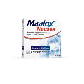 Maalox nausea adulti 5 mg  5 mg compresse effervescenti 20 compresse