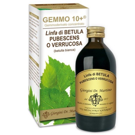 Dr. Giorgini Gemmo 10+ Betulla B Linfa 200 Ml Liquido Analcolico Dr. Giorgini Gemmo 10+ Betulla B Linfa 200 Ml Liquido Analcolico