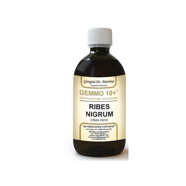 Dr. Giorgini Gemmo 10+ Ribes Nero 500 Ml Liquido Analcolico