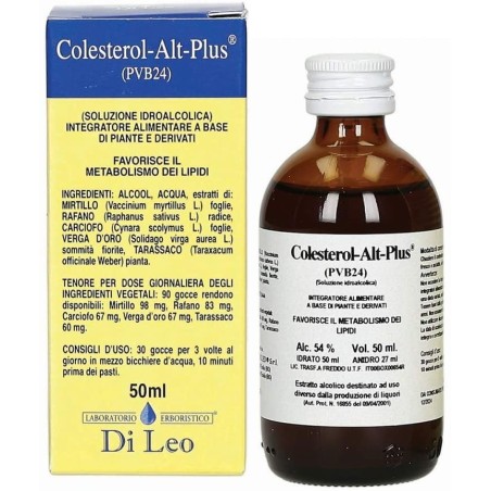 Laboratorio Erboristico Di Leo Colesterol-alt-plus Composto Pvb 24 50 Ml Laboratorio Erboristico Di Leo Colesterol-alt-plus Composto Pvb 24 50 Ml