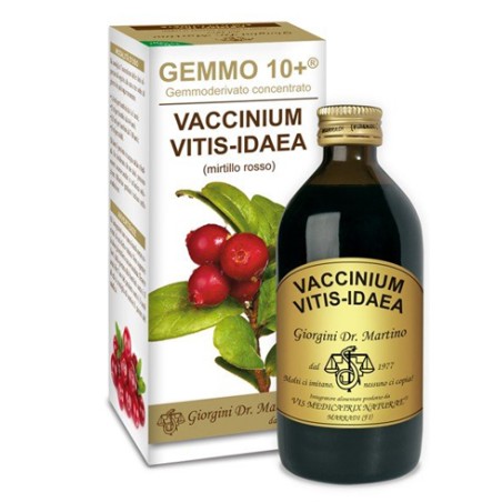 Dr. Giorgini Gemmo 10+ Mirtillo Rosso Liquido Analcolico 200 Ml Dr. Giorgini Gemmo 10+ Mirtillo Rosso Liquido Analcolico 200 Ml