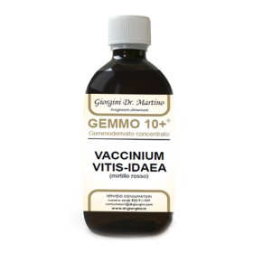 Dr. Giorgini Gemmo 10+ Mirtillo Rosso Liquido Analcolico 500 Ml