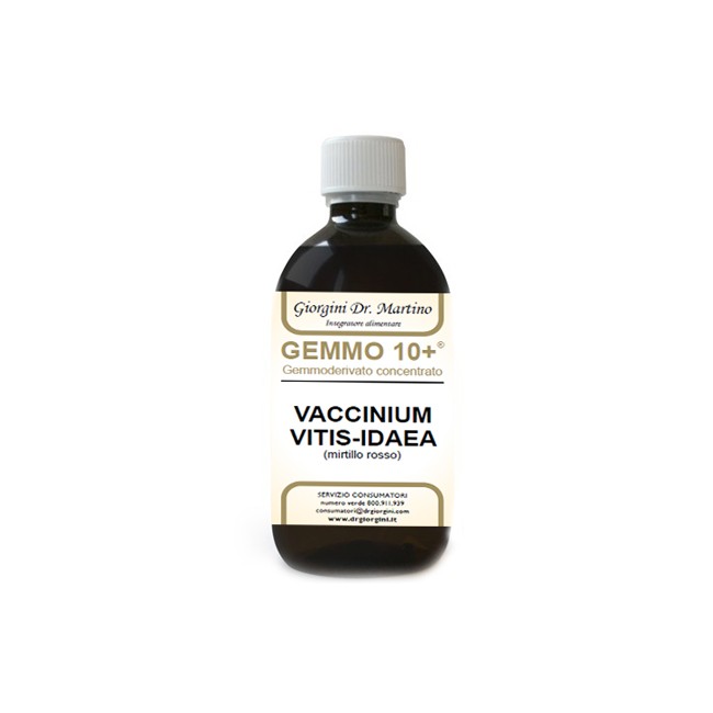 Dr. Giorgini Gemmo 10+ Mirtillo Rosso Liquido Analcolico 500 Ml