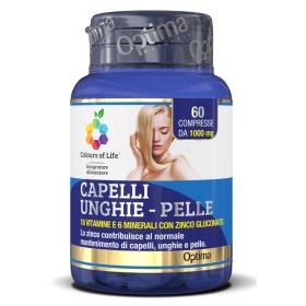 Optima Naturals Colours Of Life Capelli Unghie Pelle 60 Compresse 1000 Mg