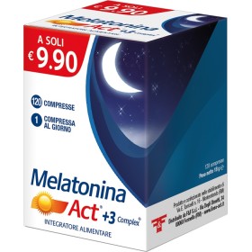 F&f Melatonina Act +3 Complex 120 Compresse