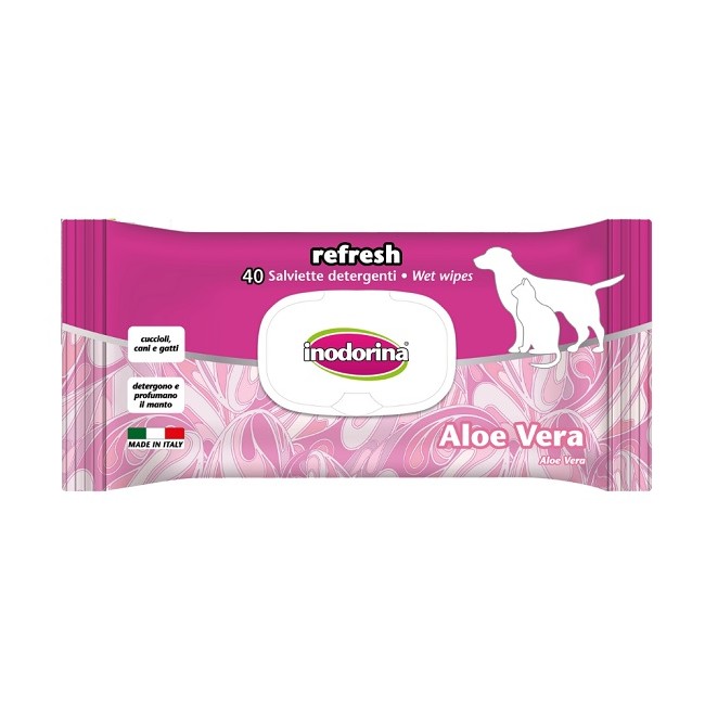 Pet Village Salviette Aloe Vera Inodorina 40 Pezzi Pet Village Salviette Aloe Vera Inodorina 40 Pezzi