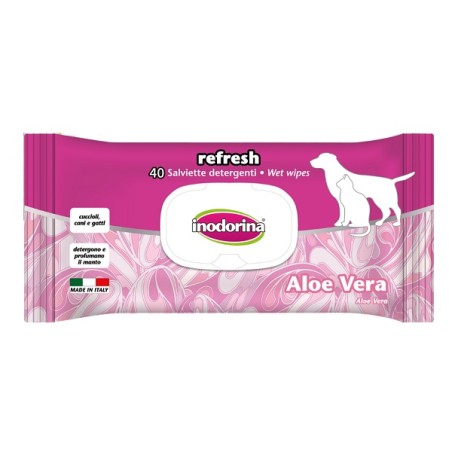 Pet Village Salviette Aloe Vera Inodorina 40 Pezzi