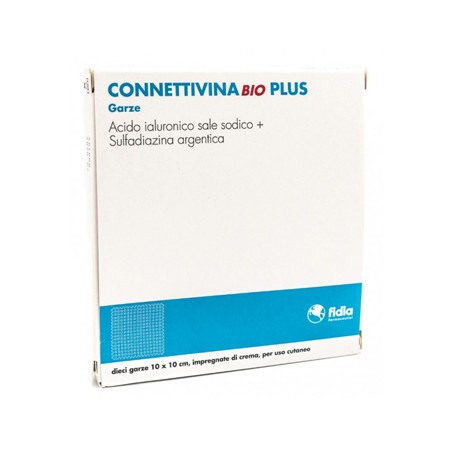 Connettivinabio plus garza 10 x 10 cm 10 pezzi