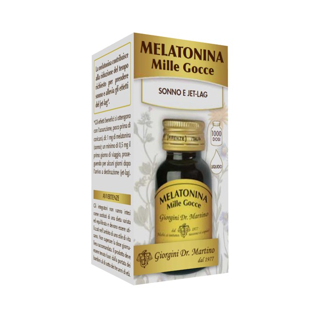 Dr. Giorgini Melatonina Mille Gocce 30 Ml Dr. Giorgini Melatonina Mille Gocce 30 Ml