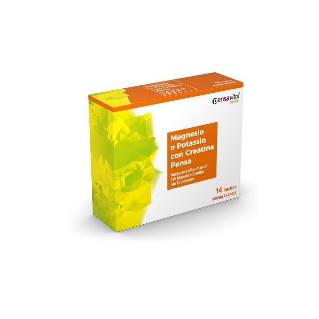 Towa Pharmaceutical Magnesio E Potassio Con Creatina Arancia Pensa 14 Bustine