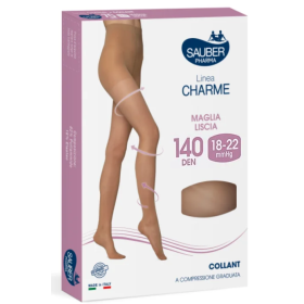 Sauber Linea Charm 140D Collant Nero TG. 1