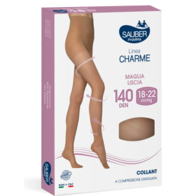 Sauber Linea Charme 140D Collant Nero TG. 5