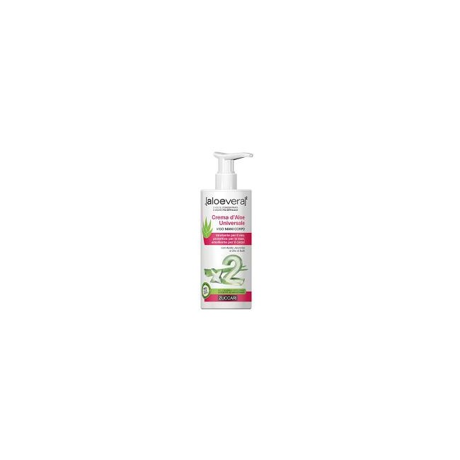 Zuccari Aloevera2 Crema D'aloe Universale Viso Mani E Corpo 300 Ml