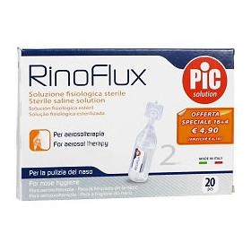 Pikdare Rinoflux Soluzione Fisiologica 20 Fiale 2 Ml