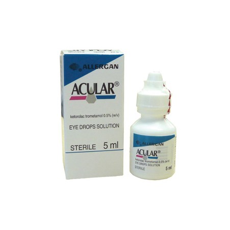 Acular 0,5% Collirio antinfiammatorio post-operatorio 5 ml Acular 0,5% Collirio antinfiammatorio post-operatorio 5 ml