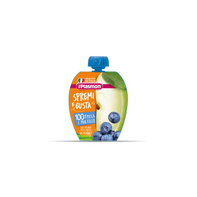 Plasmon Spremi E Gusta Mela Mirtillo 100 Ml Plasmon Spremi E Gusta Mela Mirtillo 100 Ml