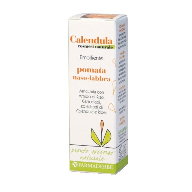 Farmaderbe Calendula Pomata Naso/labbra 10 Ml Farmaderbe Calendula Pomata Naso/labbra 10 Ml