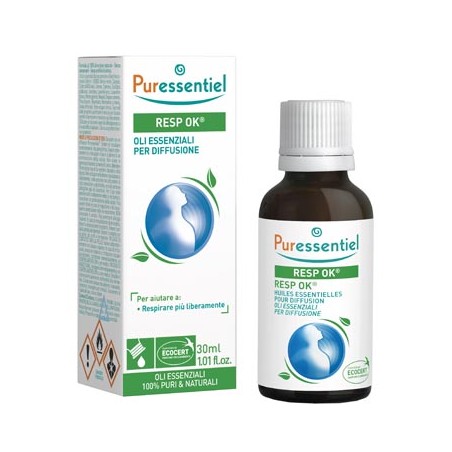 Miscela Resp Ok Oli Essenziali Per Diffusione 30 Ml Puressentiel Ecocert Miscela Resp Ok Oli Essenziali Per Diffusione 30 Ml Puressentiel Ecocert