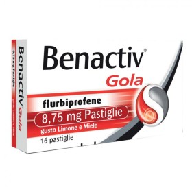 Benactiv Gola  8,75mg Pastiglie Limone e Miele 16 Pastiglie