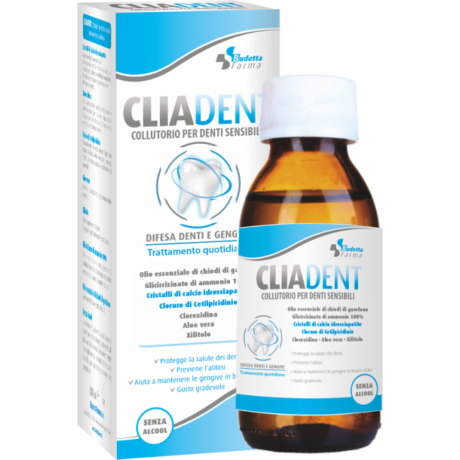 Budetta Farma Cliadent Collutorio Denti Sensibili 200 Ml Budetta Farma Cliadent Collutorio Denti Sensibili 200 Ml