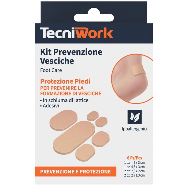 Tecniwork Kit Prevenzione Vesciche 6 Pezzi Tecniwork Kit Prevenzione Vesciche 6 Pezzi