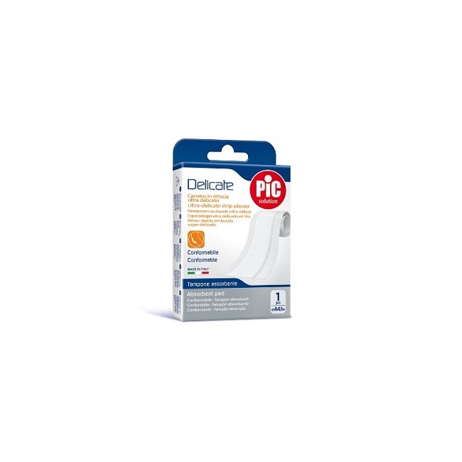 Pikdare Cerotto Pic Delicate Striscia Bianca Con Tampone Antibatterico Cm 8x0,5 M Pikdare Cerotto Pic Delicate Striscia Bianca Con Tampone Antibatterico Cm 8x0,5 M