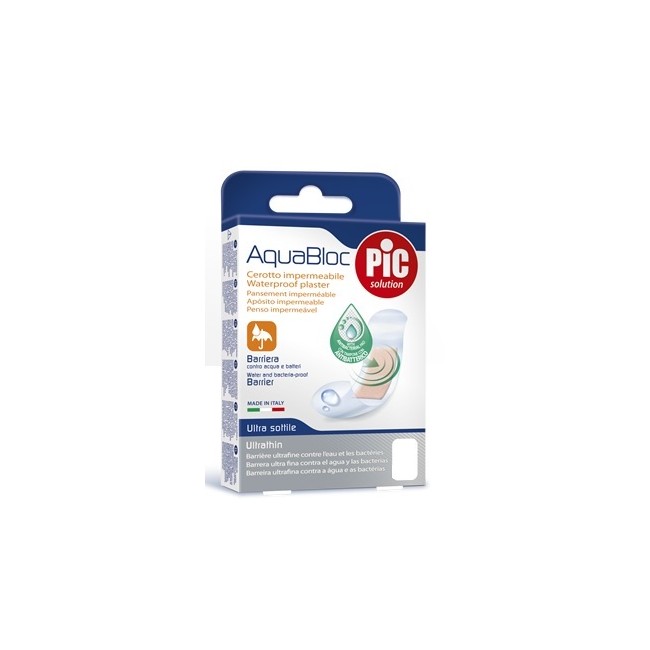 Pikdare Cerotto Pic Aquabloc 10x10cm Antibatterico 5 Pezzi Pikdare Cerotto Pic Aquabloc 10x10cm Antibatterico 5 Pezzi