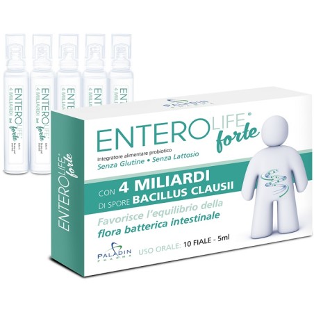 Paladin Pharma Enterolife Forte 4 Miliardi 10 Fiale Da 5 Ml