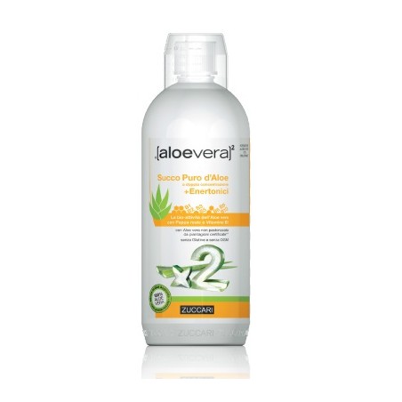 Zuccari Aloevera2 Succo Puro D'aloe Doppia Concentrazione + Enertonici 1 Litro Zuccari Aloevera2 Succo Puro D'aloe Doppia Concentrazione + Enertonici 1 Litro