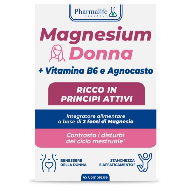 Pharmalife Research Magnesium Donna 45 Compresse Pharmalife Research Magnesium Donna 45 Compresse