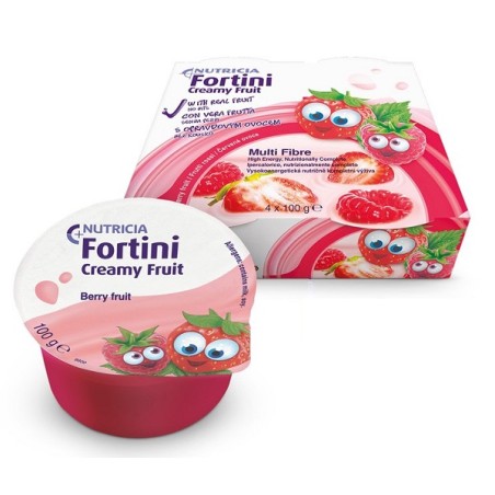 Danone Fortini Creamy Fruit Multi Fibre Frutti Rossi 4x100 G Danone Fortini Creamy Fruit Multi Fibre Frutti Rossi 4x100 G