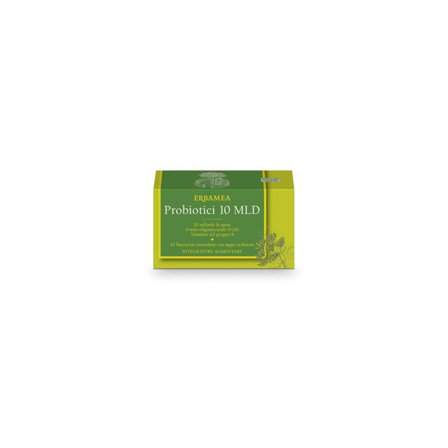 Erbamea Probiotici 10 Miliardi 10 Flaconcini 100 Ml