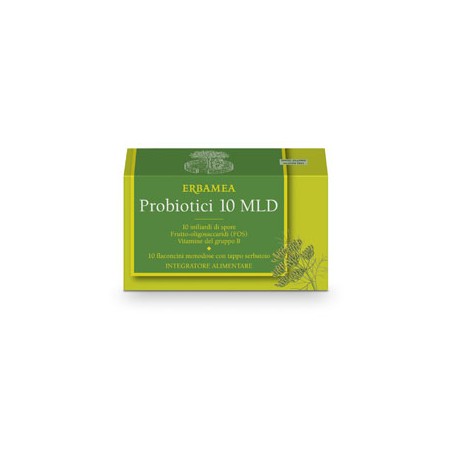 Erbamea Probiotici 10 Miliardi 10 Flaconcini 100 Ml Erbamea Probiotici 10 Miliardi 10 Flaconcini 100 Ml