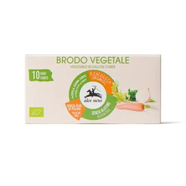 Alce Nero Dado Vegetale Senza Olio Di Palma 100 G Alce Nero Dado Vegetale Senza Olio Di Palma 100 G