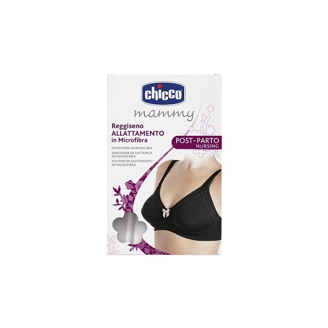 Chicco Mammy Reggiseno Microfibra Allattamento Nero 3c Chicco Mammy Reggiseno Microfibra Allattamento Nero 3c