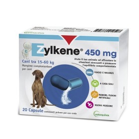 Vetoquinol Zylkene Cani Grossa Taglia 15-60kg 20 Capsule Da 450 Mg