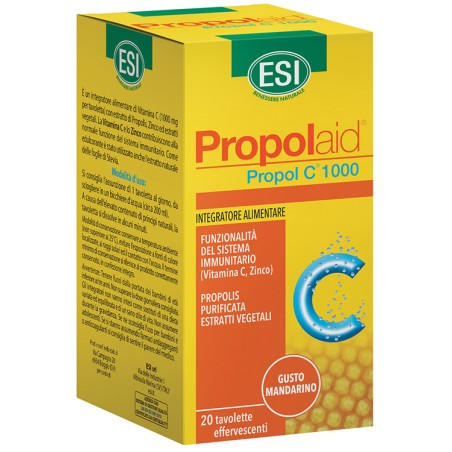 Esi Propolaid Propol C 1000 Mg 20 Tavolette Effervescenti Esi Propolaid Propol C 1000 Mg 20 Tavolette Effervescenti