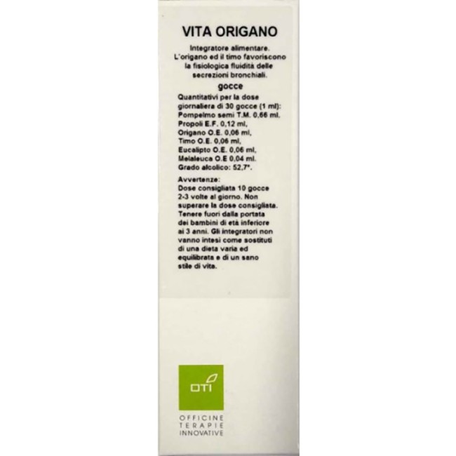 Oti Officine Terapie Innovative Vita Origano Gocce 30ml Oti Officine Terapie Innovative Vita Origano Gocce 30ml