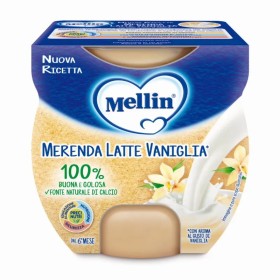 Mellin Merenda Latte Vaniglia 2 x 100 g