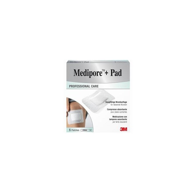 Medicazione Medipore+pad 10x20cm 5pezzi Medicazione Medipore+pad 10x20cm 5pezzi
