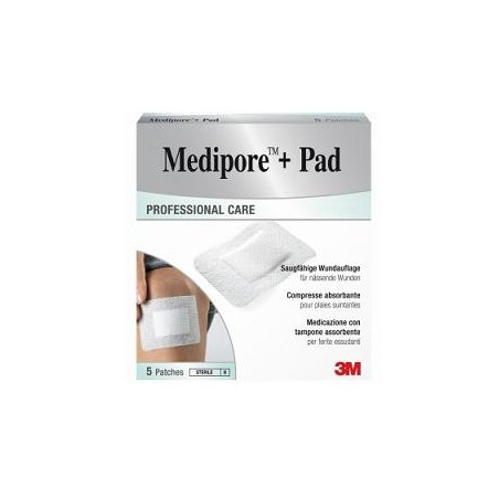 Medicazione Medipore+pad 10x20cm 5pezzi Medicazione Medipore+pad 10x20cm 5pezzi