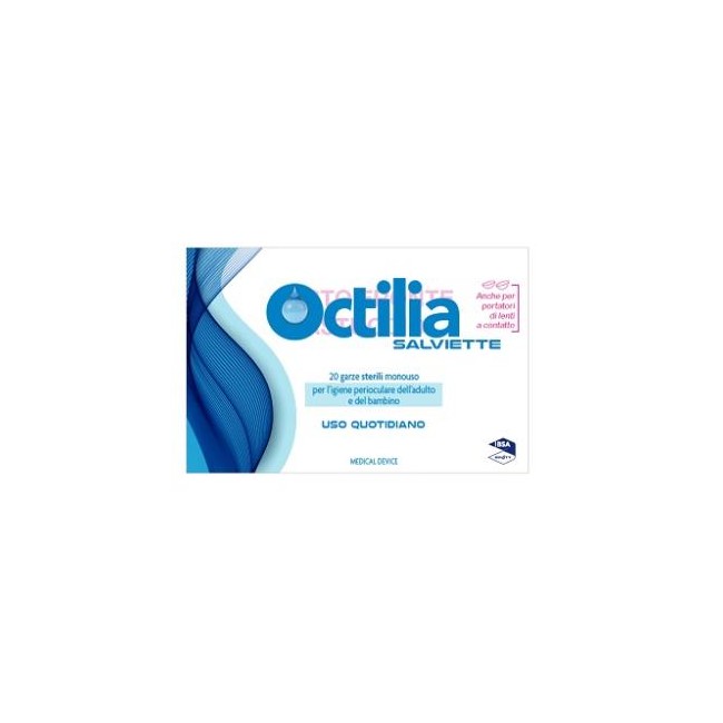 Octilia Salviette Perioculari Uso quotidiano 20 Garze Sterili