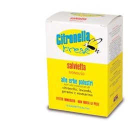 Vital Factors Citronella Break Salviette Monouso 10 Pezzi