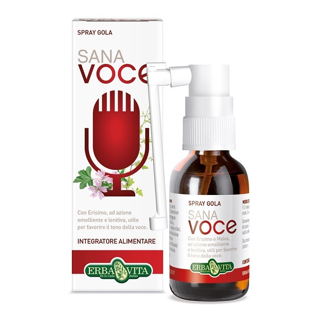 Erba Vita Sana Voce Spray Gola 30 Ml Erba Vita Sana Voce Spray Gola 30 Ml