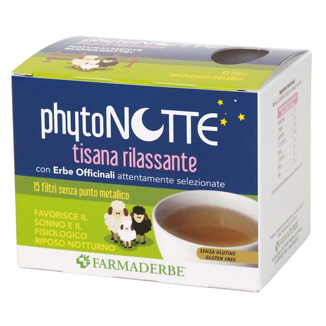 Farmaderbe Phyto Notte Tisana Rilassante 15 Filtri Da 18 G Farmaderbe Phyto Notte Tisana Rilassante 15 Filtri Da 18 G