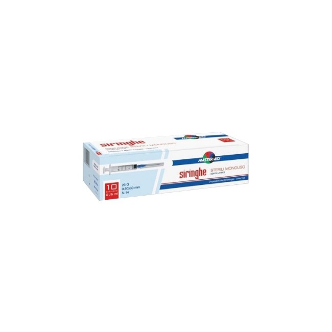 Pietrasanta Pharma Siringa Per Venipuntura Master-aid 2,5 Ml 10 Gauge 23 Pezzi Pietrasanta Pharma Siringa Per Venipuntura Master-aid 2,5 Ml 10 Gauge 23 Pezzi