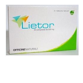 Officine Naturali Lietor 30 Compresse 500 Mg