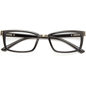 Occhiale da lettura premontato twins platinum lugano nero +3,50