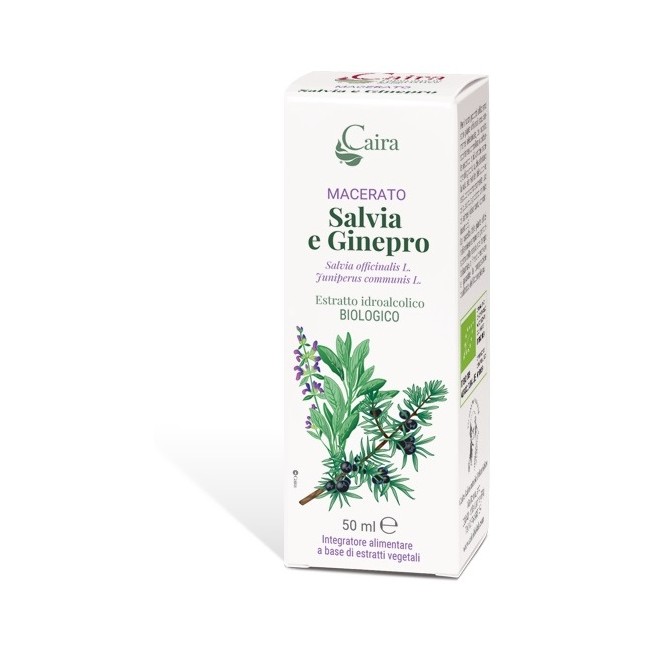 Caira Laboratorio Erb. Sa. Caira Salvia E Ginepro Macerato Idroalcolico Bio Gocce 50 Ml