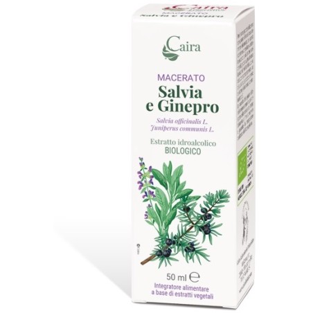 Caira Laboratorio Erb. Sa. Caira Salvia E Ginepro Macerato Idroalcolico Bio Gocce 50 Ml